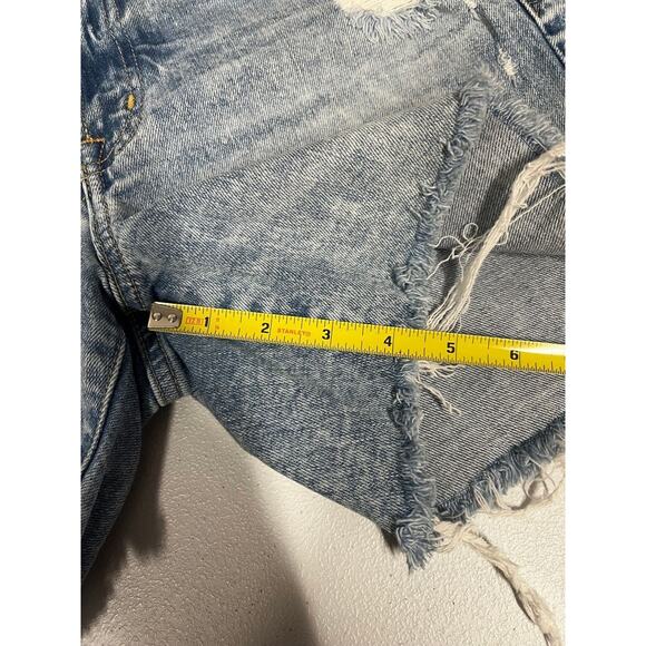 Gap Denim Women's Distressed Cut-Off Shorts Blue Size 28 6R Casual Summer - Picture 6 of 9